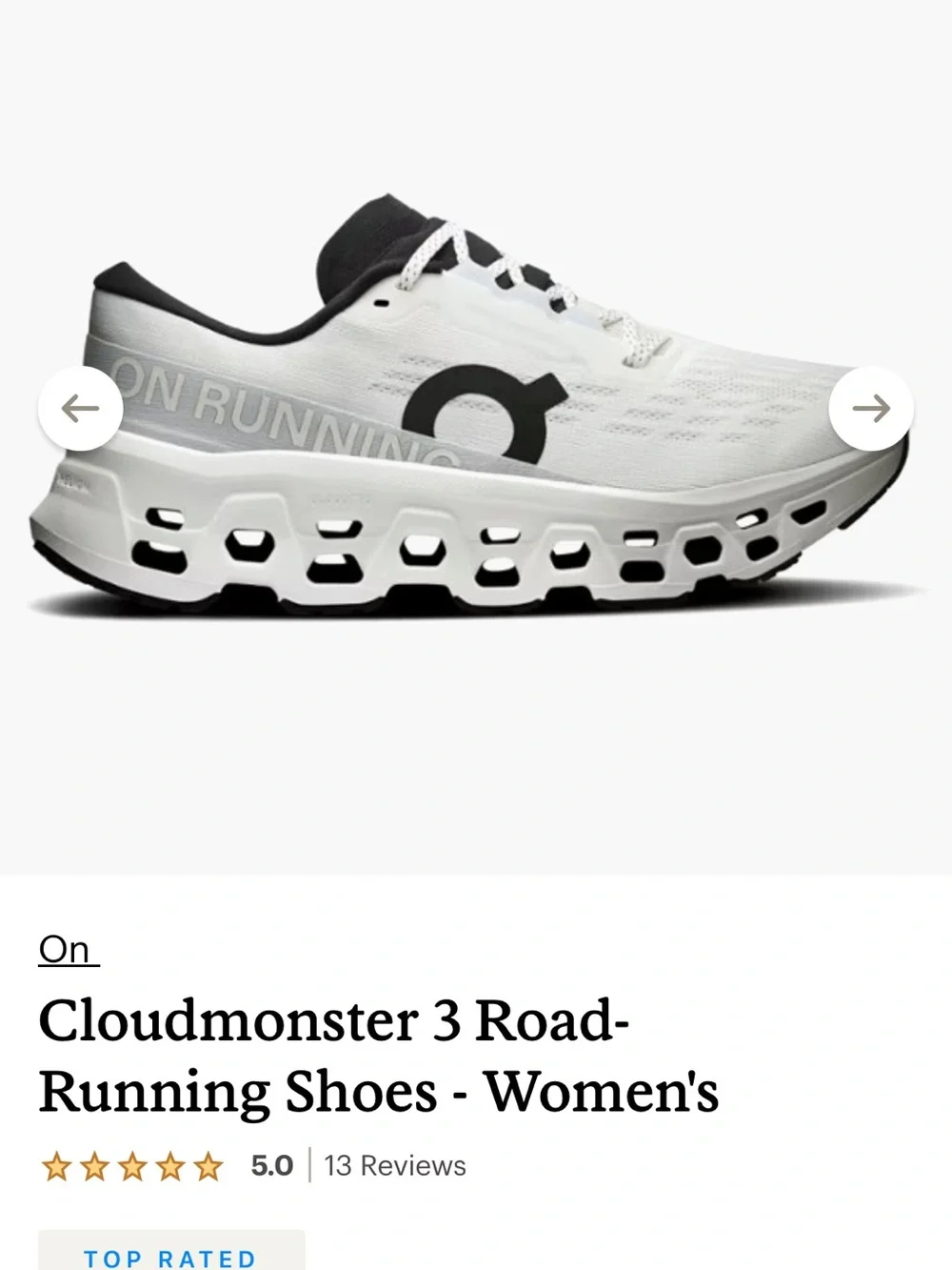 On Cloudmonster 3 Women’s Size 11